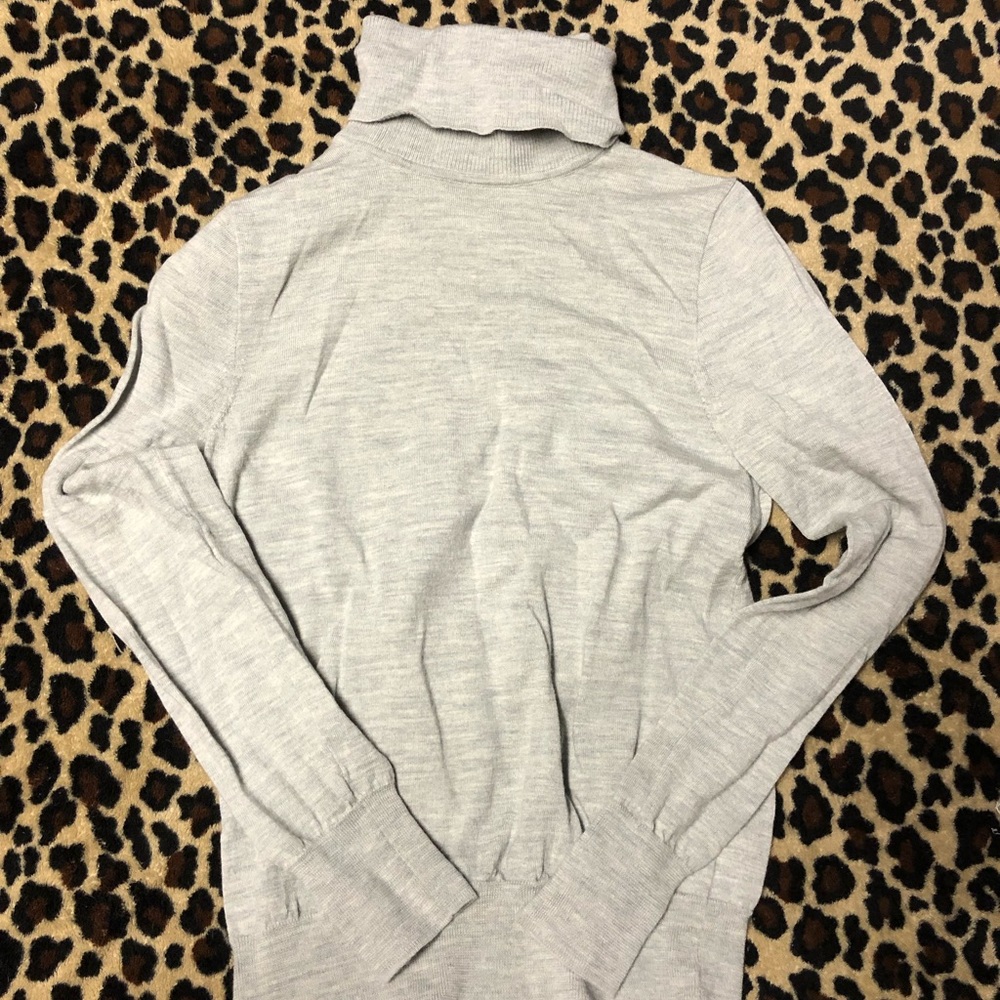Gray J. Crew turtleneck